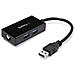 Startech.com Adattatore Usb 3.0 A Ethernet Gigabit Con Hub Usb A 2 Porte Incorporato - Foto miniatura 1