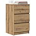 Comodini con 3 Cassetti 2 pz Rovere Artigianale 39x35x65 cm - Foto miniatura 4