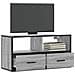 Mobile Tv Grigio Sonoma 80x31x39,5 Cm Legno Multistrato Metallo - Foto miniatura 1
