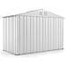 Box Attrezzi Casetta Giardino In Acciaio Zincato 327x155cm X H2.15m - 114kg - 5.06mq - Bianco - Foto miniatura 3