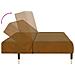 Divano Letto a 2 Posti Marrone in Velluto - Foto miniatura 3