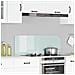 Schienale Cucina Bianco 110x40x0,6 cm Vetro Temperato - Foto miniatura 2