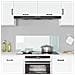 Schienale Cucina Bianco 110x40x0,6 cm Vetro Temperato - Foto miniatura 3