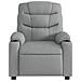 Poltrona Elettrica Reclinabile Grigio Chiaro in Tessuto - Foto miniatura 9