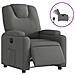 Poltrona Elettrica Reclinabile Grigio Scuro in Tessuto - Foto miniatura 1