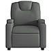 Poltrona Elettrica Reclinabile Grigio Scuro in Tessuto - Foto miniatura 9
