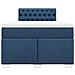 Giroletto a Molle con Materasso Blu 120x190 cm in Tessuto - Foto miniatura 4
