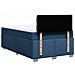Giroletto a Molle con Materasso Blu 120x190 cm in Tessuto - Foto miniatura 6