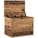 Cassa di stoccaggio  con coperchio in legno vecchio 60x42x46 cm in legno ingegnerizzato - Foto miniatura 5