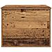 Cassa di stoccaggio  con coperchio in legno vecchio 60x42x46 cm in legno ingegnerizzato - Foto miniatura 6