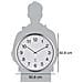 60.3548.02 orologio da parete e da tavolo Orologio analogico Rotondo Bianco - Foto miniatura 3