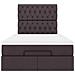 Struttura Letto Pouf con Materasso 120x200 cm in Tessuto - Foto miniatura 8