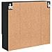 Mobiletto per specchio Nero 59 x 17 x 55 cm Legno multistrato - Foto miniatura 8