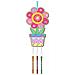 Kit Campanelle Eoliche Fai Da Te - Fiore 12pz + Diamante Rotondo, Artigianato In Legno Dipingibile Per Bambini E Adulti - Foto miniatura 2