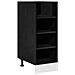 Base per Cucina Riga Rovere nero 30 x 44,5 x 81,5 cm - Foto miniatura 1