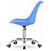 VIRO SEDIA GIREVOLE Ergonomica Blu per Ufficio Domestico - Foto miniatura 3