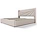 Letto Matrimoniale Beige Con Design Moderno, Stoccaggio Integrato E Massimo Comfort - Foto miniatura 3