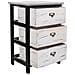Cassettiera In Legno Nero 40x29x58h - Foto miniatura 3