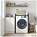 Mobiletto per lavatrice Rovere Nero 67,5 x 48 x 97 cm - Foto miniatura 2
