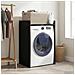 Mobiletto per lavatrice Rovere Nero 67,5 x 48 x 97 cm - Foto miniatura 4