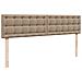 Struttura Letto Pouf con Materasso 160x200 cm Similpelle - Foto miniatura 9