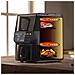 Cecofry DuoLevel 10000 DuoSize Window Doppia 10 L Indipendente 2000 W Friggitrice ad aria calda Nero - Foto miniatura 12