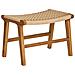 Poggiapiedi Derby In Teak Naturale — 60×40×42 Cm - Foto miniatura 1