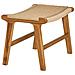 Poggiapiedi Derby In Teak Naturale — 60×40×42 Cm - Foto miniatura 3