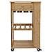 Carrello da Cucina con Ruote Naturale 47,5 x 36 x 83 cm Bambù - Foto miniatura 4