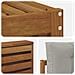 Set divani con cuscino 7 pcs Grigio Naturale e Chiaro - Foto miniatura 6