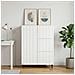 Credenza Bianco 66 x 34,5 x 91,5 cm Legno ingegnerizzato - Foto miniatura 2