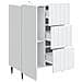 Credenza Bianco 66 x 34,5 x 91,5 cm Legno ingegnerizzato - Foto miniatura 5