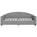 Divano Letto con Letto Estraibile Grigio Chiaro 100x190 Tessuto - Foto miniatura 7