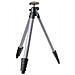Treppiede con Testa a Sfera Altezza Max 142.5 cm Nero Argento 55358-EU - Foto miniatura 8