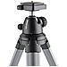 Treppiede con Testa a Sfera Altezza Max 142.5 cm Nero Argento 55358-EU - Foto miniatura 11