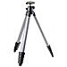 Treppiede con Testa a Sfera Altezza Max 142.5 cm Nero Argento 55358-EU - Foto miniatura 1