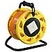 Cavo di Rete RJ45 S / FTP LSZH Cat6A con Avvolgicavo 60m Colore Arancione - Foto miniatura 1