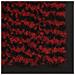 Tappeto Antipolvere Trapuntato Rettangolare 40x60cm Rosso - Foto miniatura 2
