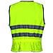 Gilet Alta Visibilita' Cartarinfrangnete Giallo Omologato Moto Auto Fluo Xl - Foto miniatura 2