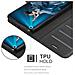 Custodia Compatibile Con Huawei Nova 5t In Nero Carbone - Coperchio Protettiva Con Chiusura Magnetica, Funzione Stand E Tasca Per Le Carte - Foto miniatura 4