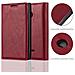 Custodia Compatibile Con Nokia Lumia 435 In Rosso Mela - Coperchio Protettiva Con Chiusura Magnetica, Funzione Stand E Tasca Per Le Carte - Foto miniatura 5