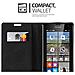 Custodia Compatibile Con Nokia Lumia 435 In Rosso Mela - Coperchio Protettiva Con Chiusura Magnetica, Funzione Stand E Tasca Per Le Carte - Foto miniatura 3