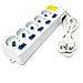 Ciabatta Multipresa Elettrica Con 5 Posti Schuko Con Interruttore On / off - Foto miniatura 1