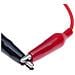 Morsetti A Coccodrillo Elettrico Isolato Wire Cavi Test Per Multimetri Set Coccodrillo Morsetti Double Ended Tester Di Tensione Del Cavo (05 Metri Red Black)  - Foto miniatura 3