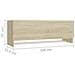 Armadio Rovere Sonoma 100x32,5x35 cm in Legno Multistrato - Foto miniatura 4