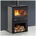 Stufa A Legna In Ghisa 8,5kw Grigio Argento - 362113grisarg - Foto miniatura 1