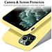 Custodia Compatibile Con Apple Iphone 11 Pro Max In Liquid Giallo - Coperchio Protettivo In Silicone Tpu Flessibile - Foto miniatura 5