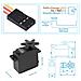 1 Pezzo Mg995 Torque Servo Motore Con Puleggia Metallo Per Rc Auto Barca Elicottero - Foto miniatura 2