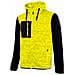 Upower Rainbow Felpa Maglia Manica Lunga A Zip Intera Felpata Con Cappuccio Colore Yellow Fluo Tg. L - Foto miniatura 1