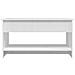 Tavolino Salotto Bianco Lucido 102x50x52,5 Cm Legno Multistrato - Foto miniatura 5
